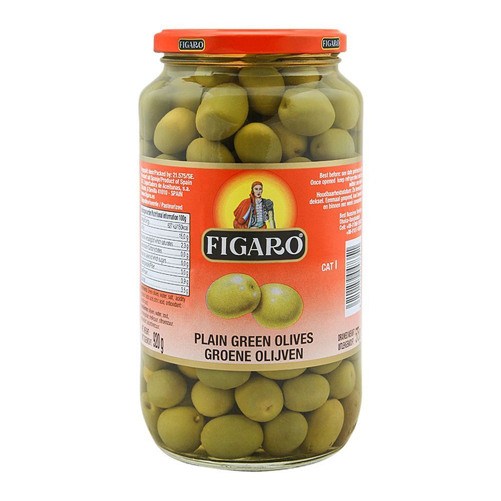 Figaro Pitted Green Olives 920g