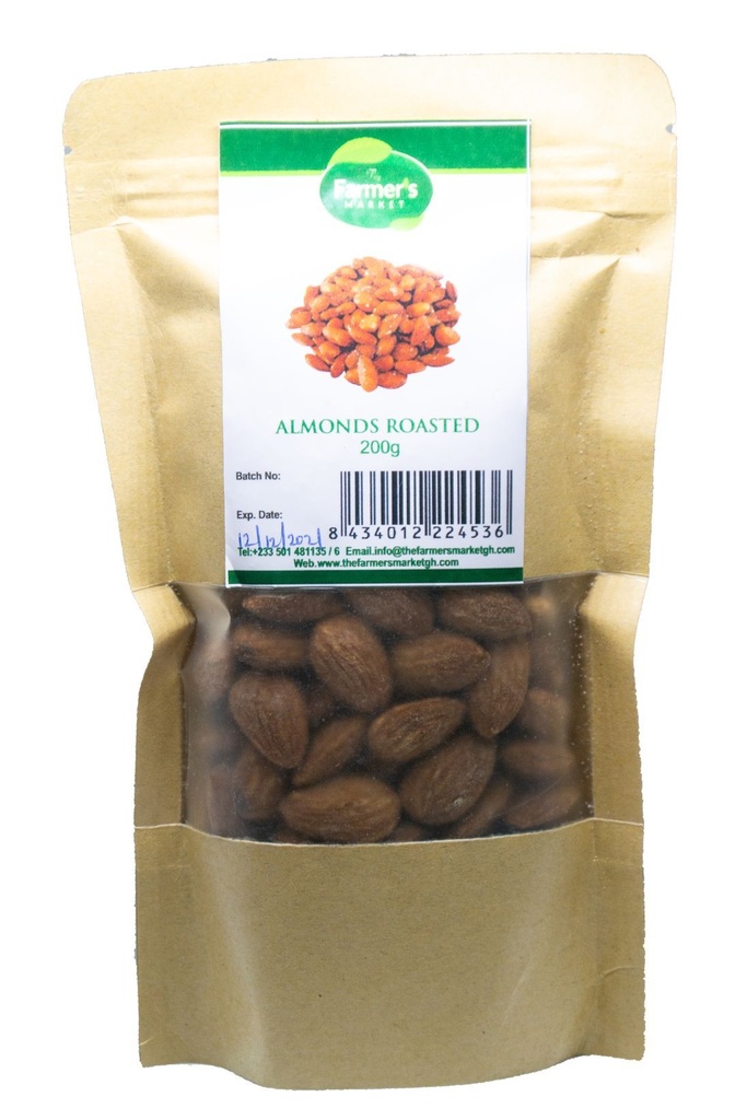 TFM Almonds Roasted 200g