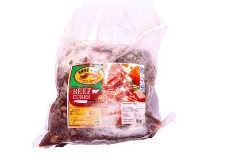 Santinos Beef Cubes /Kg