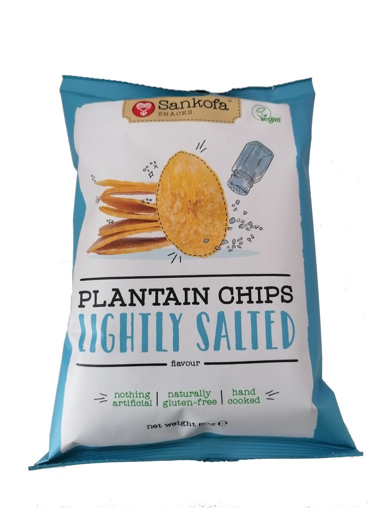 Sankofa Plantain Chips Lightly Salted 56g