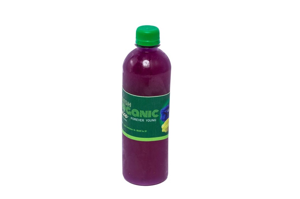 Fresh Organic Butterfly Pea Flowers and Starfruit 500ml