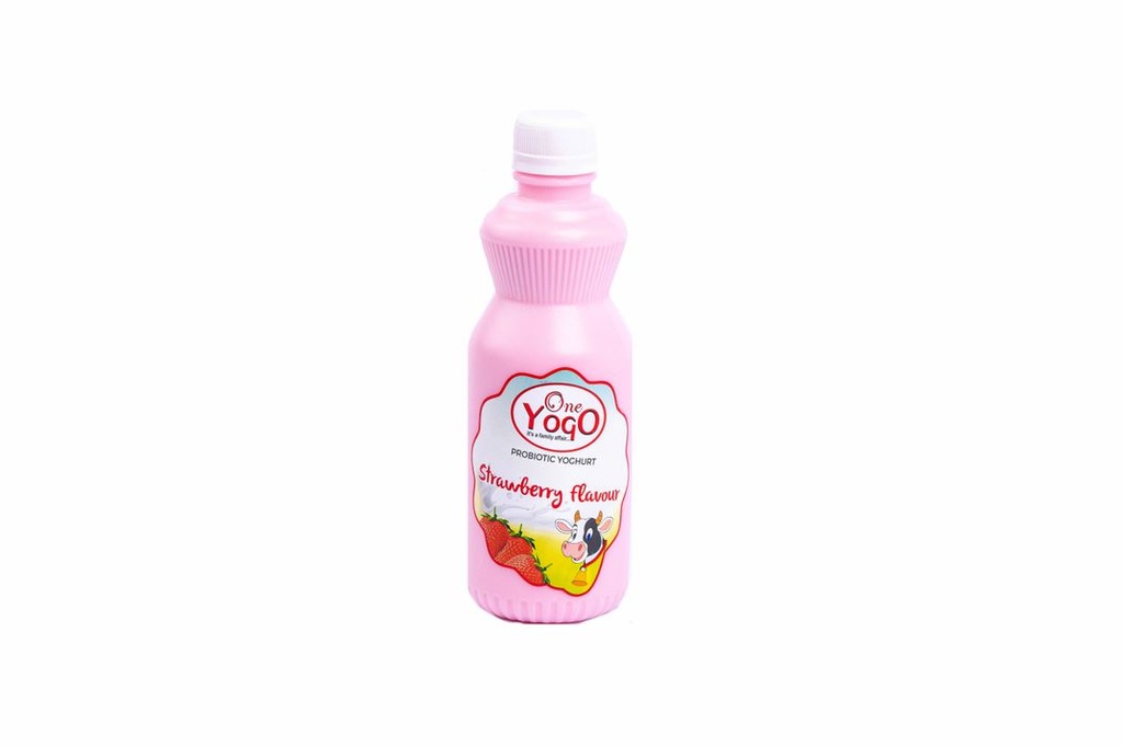 One Yogo Strawberry Yoghurt 330ml
