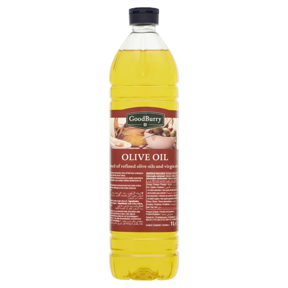 GoodBurry 100% Pure Olive  Oil 1L