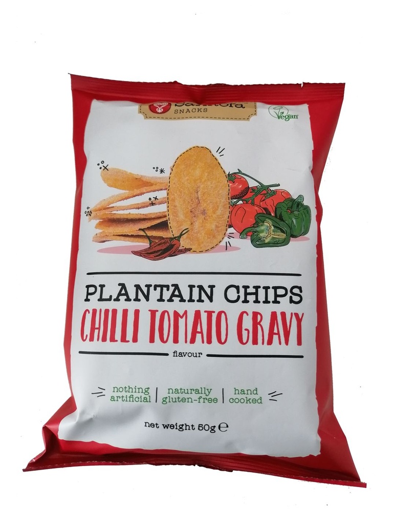 Sankofa Plantain Chips Chilli Tomato Gravy 56g