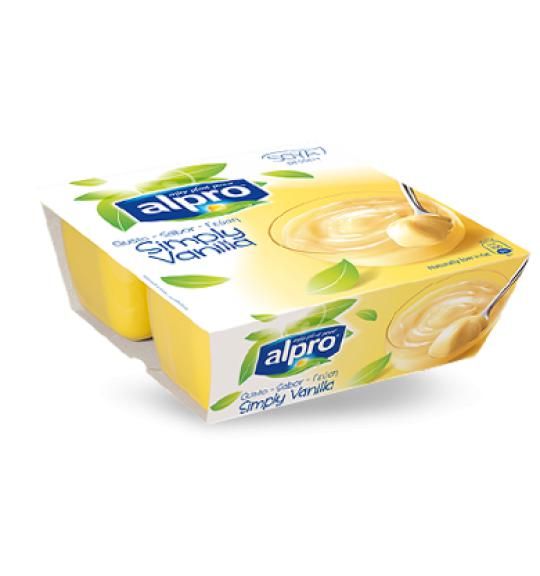 Alpro Soy Vanilla Dessert 4X125g