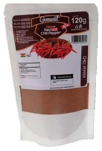 Gemanit Hot Chilli Powder 120g